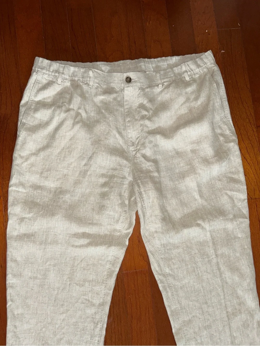 Caribbean Linen Pants Drawstring Men’s 44x32 Resortwear Dadcore